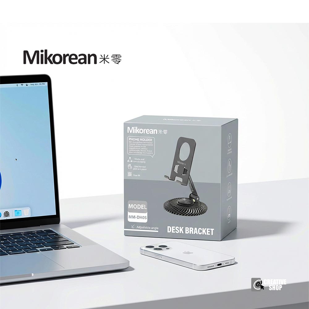 Mikorean Adjustable Desk Phone Holder (Desk Bracket)